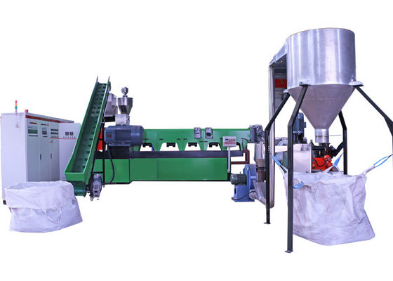 Water Ring Plastic Pelletizing Recycling Machine For Waste PP PE Flakes