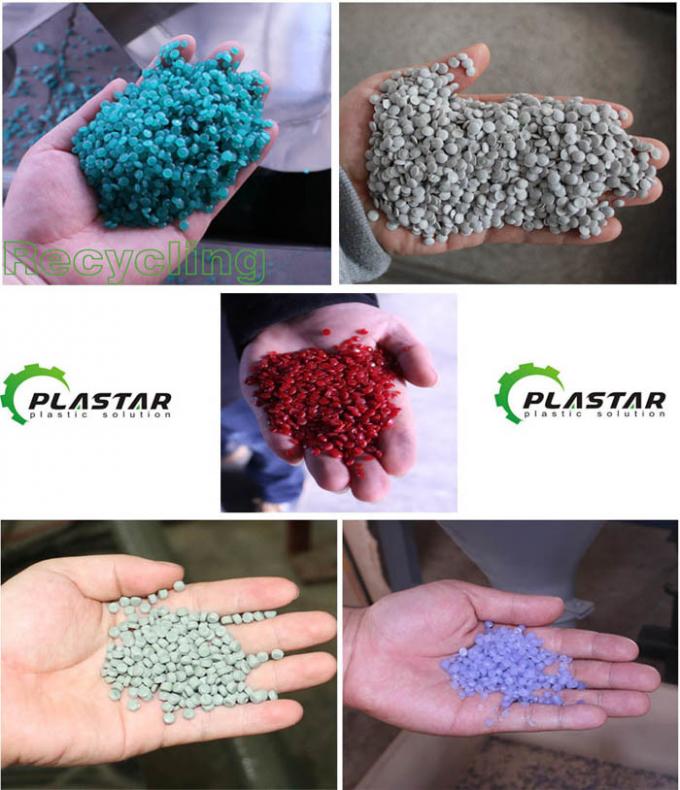 Plastic PP Car Bumper Recycling Granulation Pelletizing Machine