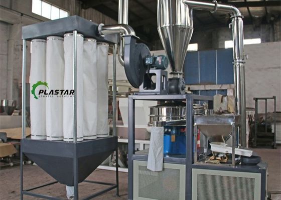 100kg/H 30 Mesh Plastic Pulverizer Machine Plastic Milling Powder PVC Pulverizer