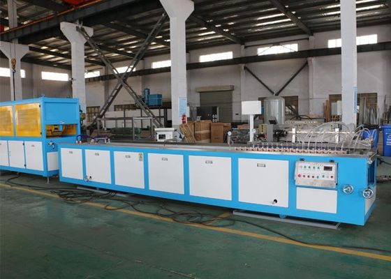 6 Cavity PVC Profile Extrusion Machine Plastic Corner Bead Making Machine