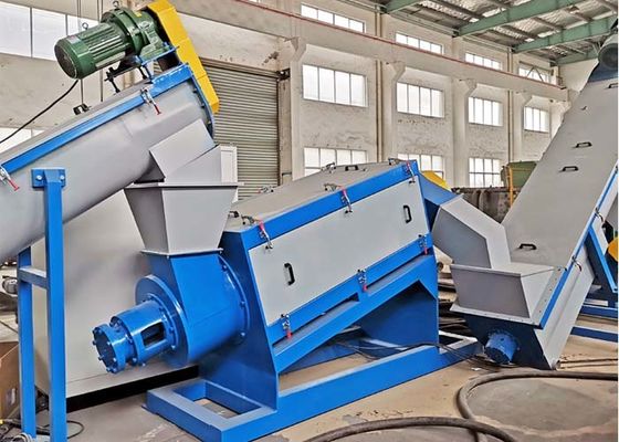Waste HDPE LDPE PP PE Films Plastic Washing Recycling Machine 1500kg/H