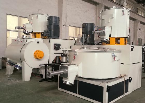 PE Pellet PVC Mixer Machine Hot Cooling High Speed Mixer For PVC Compounding