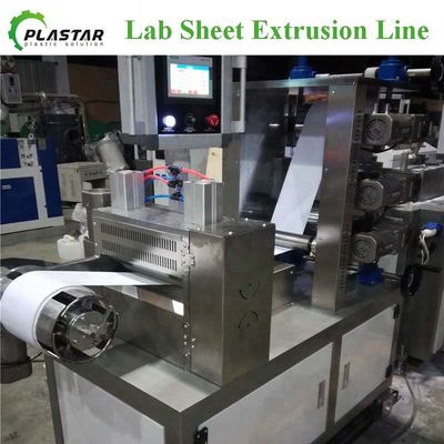 200mm Laboratory Machinery PP PE EVA PET Plastic Sheet Extrusion Line
