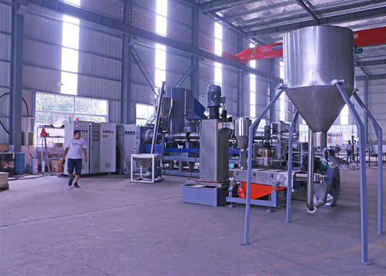 PE PP 120kg/H Plastic Pelletizing Recycling Machine Recycle Plastic Pellets Making Machine