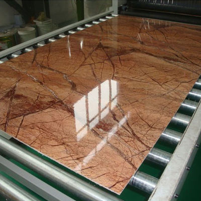 1220mm PVC Profile Extrusion Machine Decoration PVC Artificial Marble Sheet