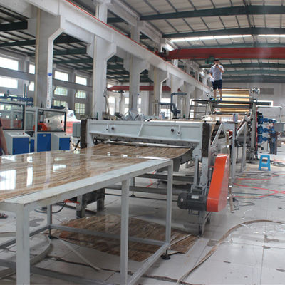 1220mm PVC Profile Extrusion Machine Decoration PVC Artificial Marble Sheet
