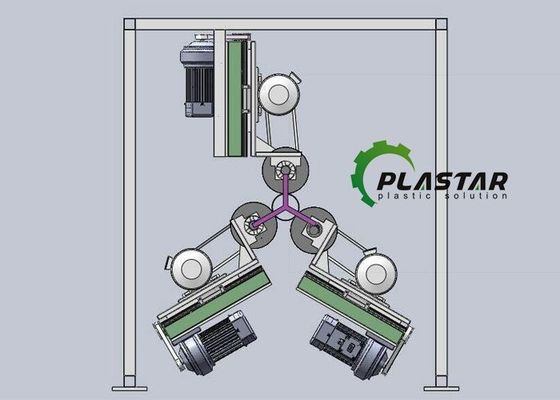 Automatic PVC Pipe Slotting Machine For 3 20 Inch UPVC PVC Pipe