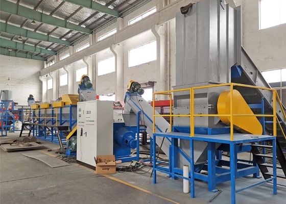 Waste HDPE LDPE PP PE Films Plastic Washing Recycling Machine 1500kg/H