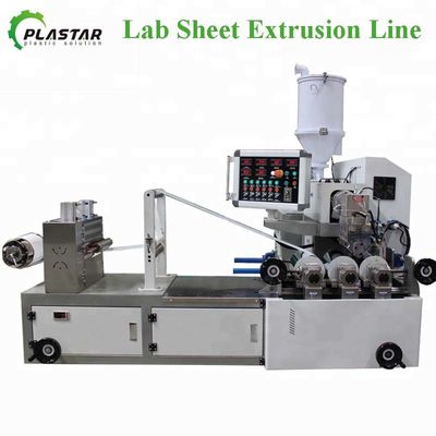 200mm Laboratory Machinery PP PE EVA PET Plastic Sheet Extrusion Line
