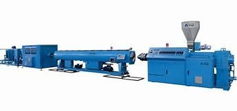 Plastic PVC Pipe Extrusion Line Double Screw Automatic